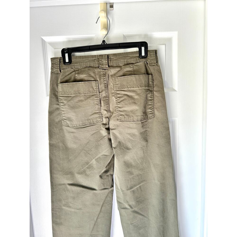 Sanctuary Luna Cuffed Pants Olive Button Fly Military - Picture 6 of 8